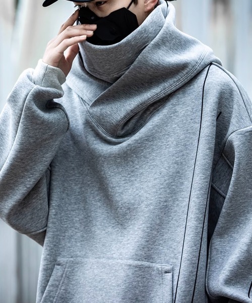 「WESTBOY」 プルオーバーパーカー M グレー メンズ_画像9