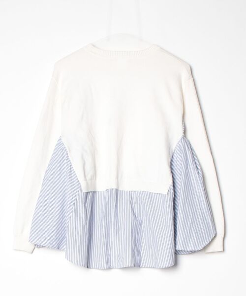 「ELENDEEK」 長袖ニット FREE ホワイト レディース_画像2