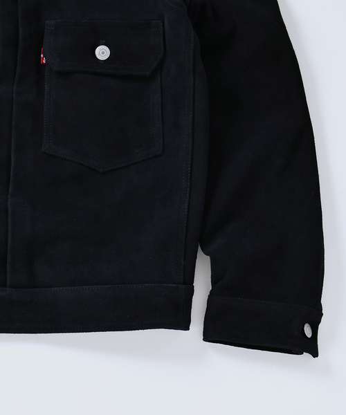 【即完】Levi‘s TYPE1 TRUCKER SUEDE LEAT Levi's(R) / リーバイス(R) 別注 TYPE1スエード トラッカージャケット
