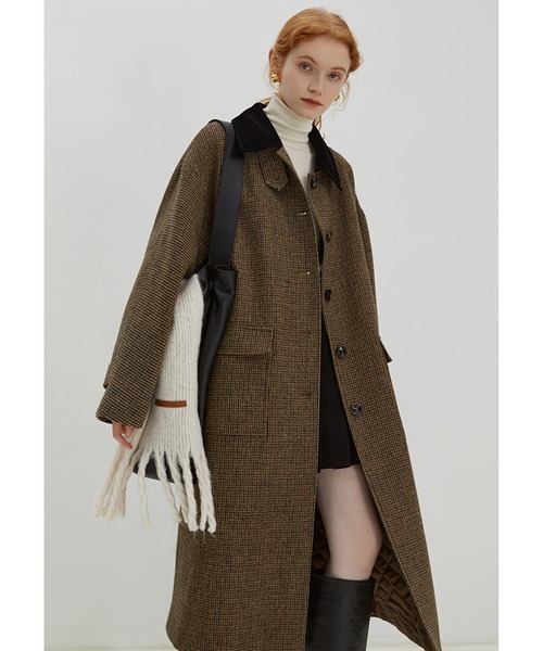 Fano Studios」 ステンカラーコート M ブラウン系その他 レディース