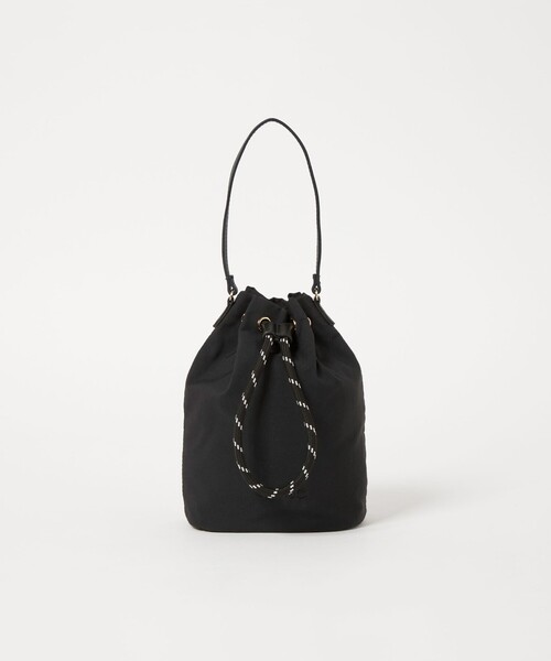 conte ハンドバッグ 「conte」ドローストリング バッグ BLACK 