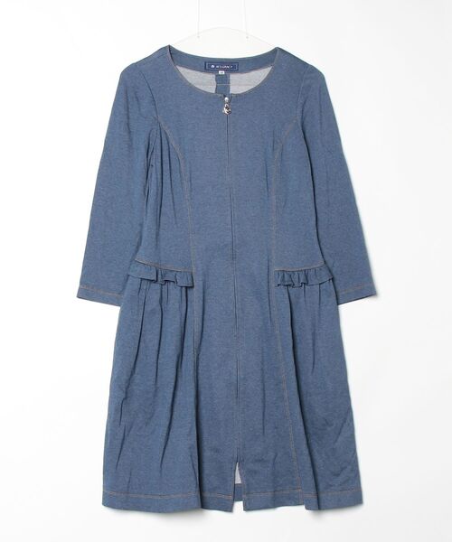 M'S GRACY（エムズグレイシー） 長袖ワンピース 38 ブルー レディース