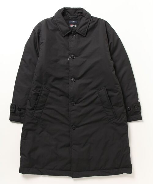 SHIPS（シップス） ステンカラーコート MEDIUM ブラック メンズ