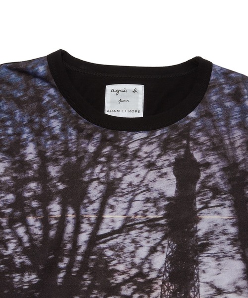 adam et rope × agnesb コラボTシャツ agnes b. pour ADAM ET ROPE' 】BOX LOGO T-shirts（Tシャツ