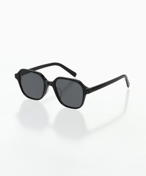ADSR  Eyewear ブラックサングラス MONK Shiny Black（Black） | A.D.S.R.(エーディーエスアール