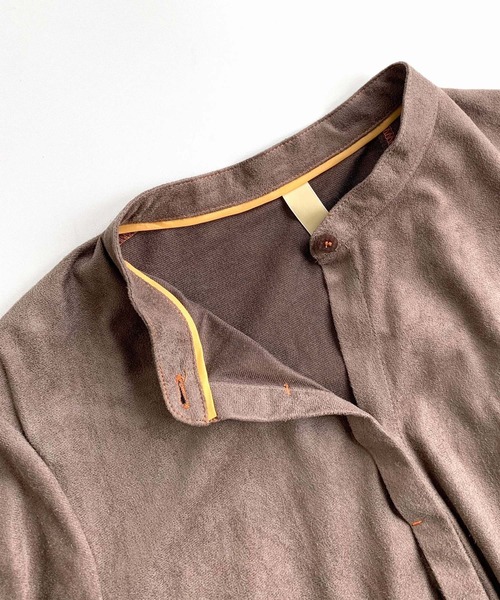 「Q」 長袖ワンピース MEDIUM ダークブラウン レディース_画像6