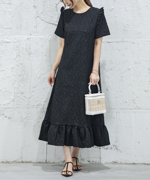 「SUGAR BISKET」 「La-gemme」半袖ワンピース L ブルー レディース_画像5