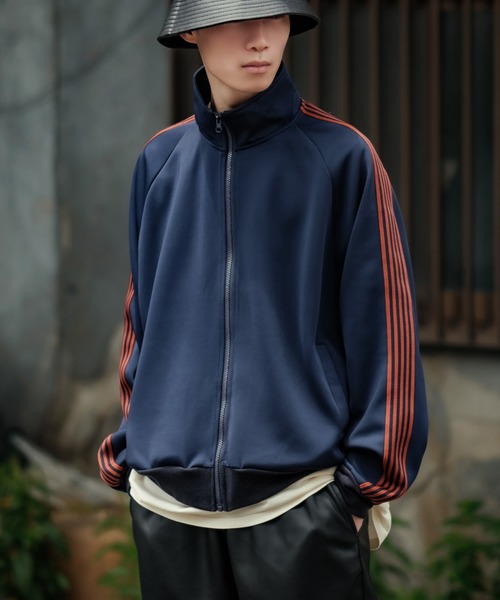 「improves」 「SIDEWAY STANCE」ジャージブルゾン MEDIUM ダークブラウン メンズ_画像2