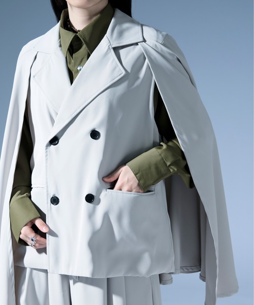 「Ellno Loset」 テーラードジャケット X-SMALL アイボリー メンズ_画像2