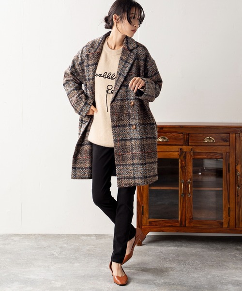 「MILLION CARATS」 コート FREE ネイビー レディース_画像3