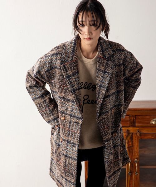 「MILLION CARATS」 コート FREE ネイビー レディース_画像5