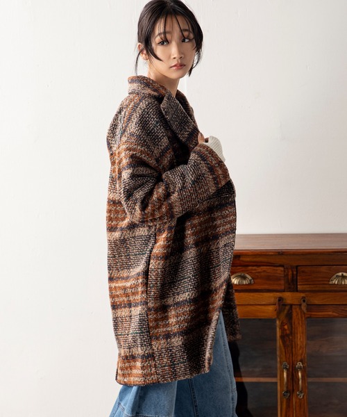 「MILLION CARATS」 コート FREE ネイビー レディース_画像8