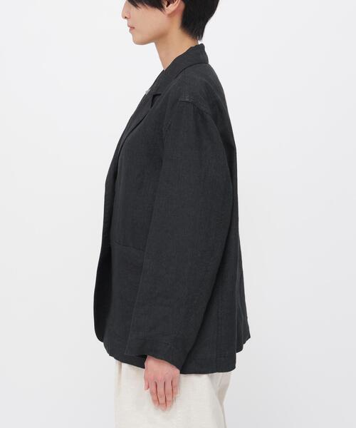 ジャケット テーラードジャケット FADED WOOL LINEN TWILL レディースの画像