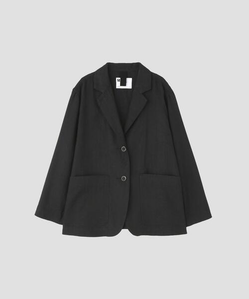 ジャケット テーラードジャケット FADED WOOL LINEN TWILL レディースの画像