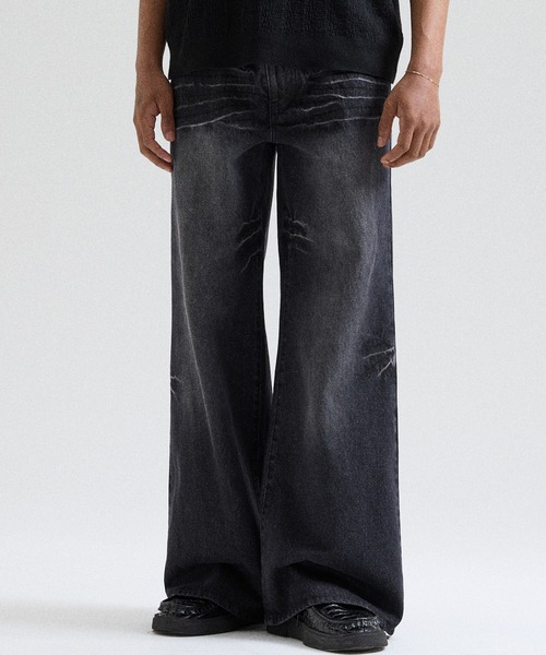 Parts Lab. ジーンズ 「Parts Lab.」Vintage Washed Flare Denim Pants