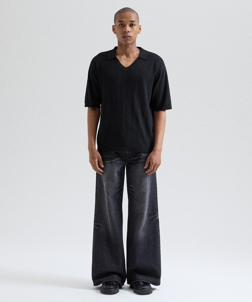 Parts Lab. ジーンズ 「Parts Lab.」Vintage Washed Flare Denim Pants 