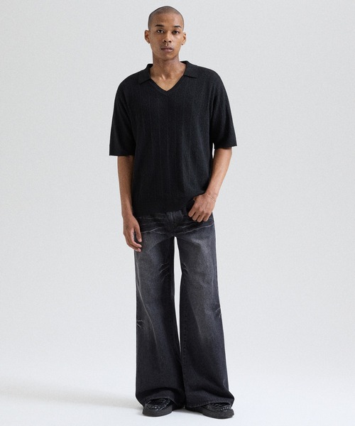 Parts Lab. ジーンズ 「Parts Lab.」Vintage Washed Flare Denim Pants 