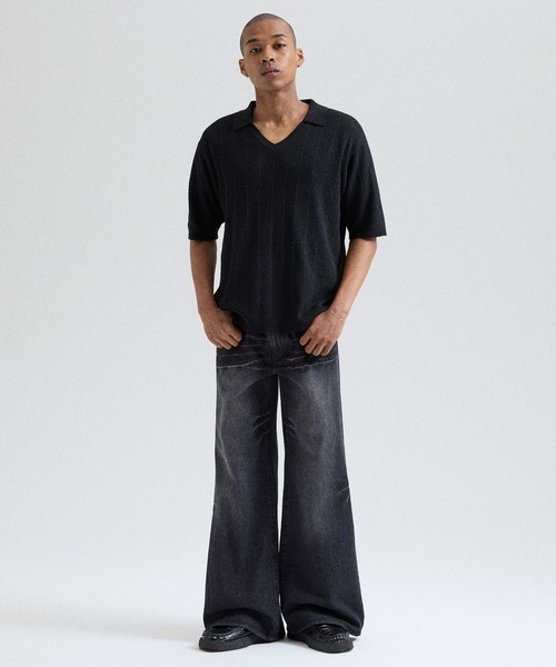 Parts Lab.】ヴィンテージウォッシュフレアデニムパンツ Parts Lab. ジーンズ 「Parts Lab.」Vintage Washed Flare Denim Pants