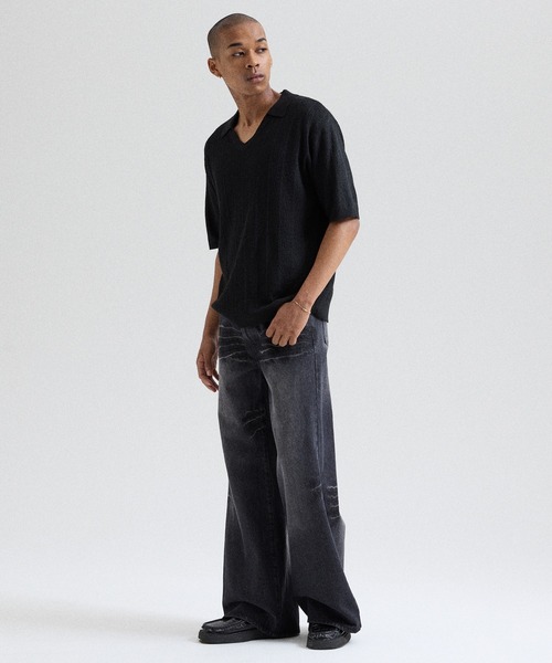 Parts Lab. ジーンズ 「Parts Lab.」Vintage Washed Flare Denim Pants