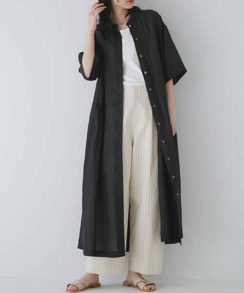 「human woman」 パンツ MEDIUM ホワイト系その他3 レディース_画像5