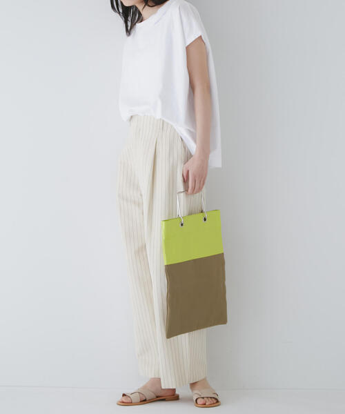 「human woman」 パンツ MEDIUM ホワイト系その他3 レディース_画像8