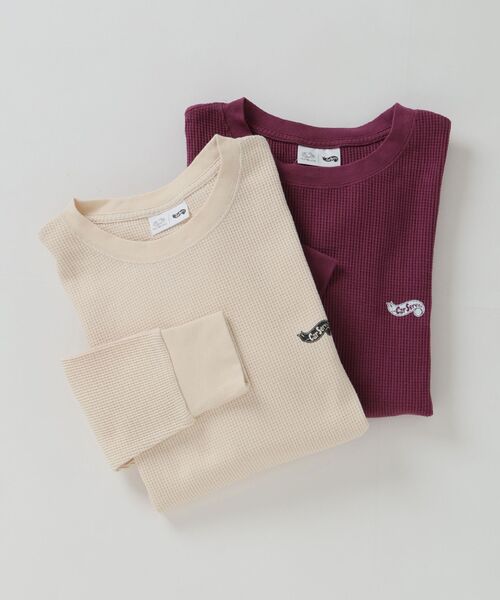 2枚セット Carservice サーマル ロンT FRUIT OF THE LOOM（フルーツオブザルーム） tシャツ CarService