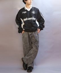 「８(eight)」 「suggestion」長袖シャツ MEDIUM ライトグレー メンズの画像8