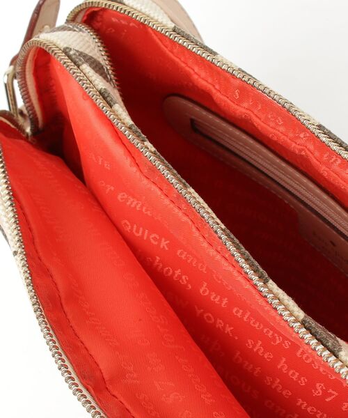 「kate spade new york」 ワンポイントショルダーバッグ - ベージュ レディース_画像4
