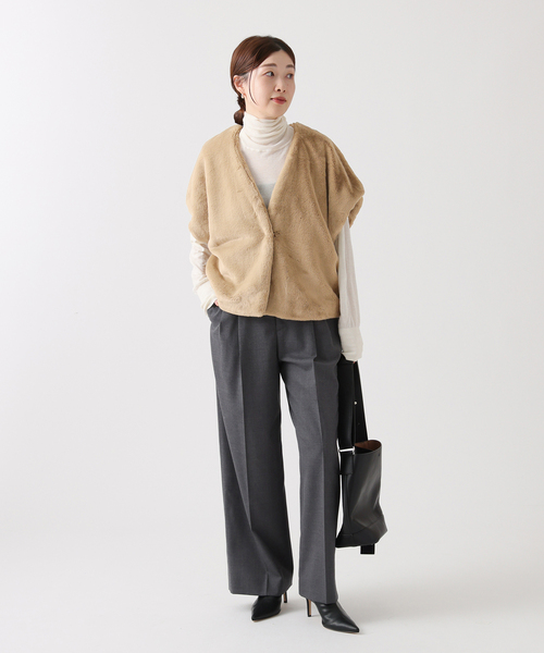 「journal standard L'essage」 ベスト - グレー レディース_画像9