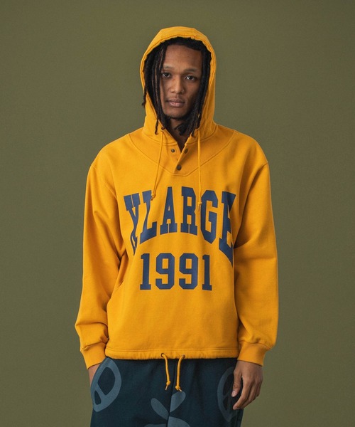 XLARGE（エクストラ ラージ） プルオーバーパーカー X-LARGE イエロー