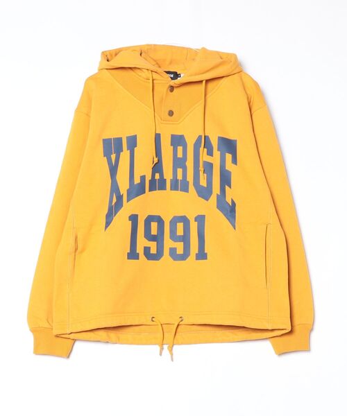 XLARGE（エクストラ ラージ） プルオーバーパーカー X-LARGE イエロー