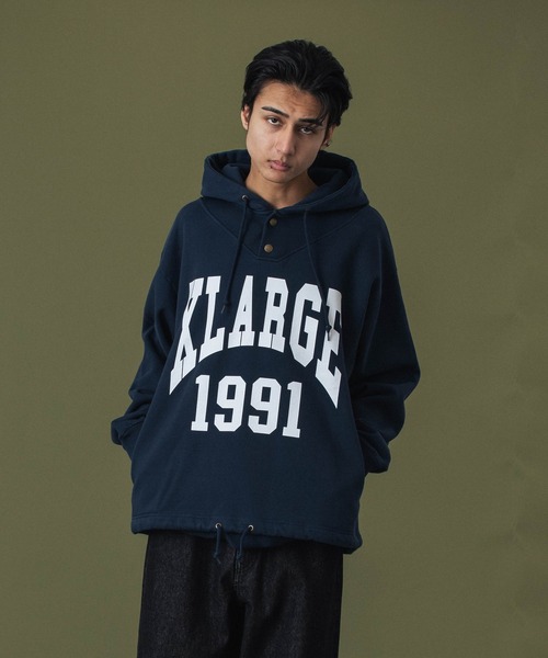 XLARGE（エクストラ ラージ） プルオーバーパーカー X-LARGE イエロー