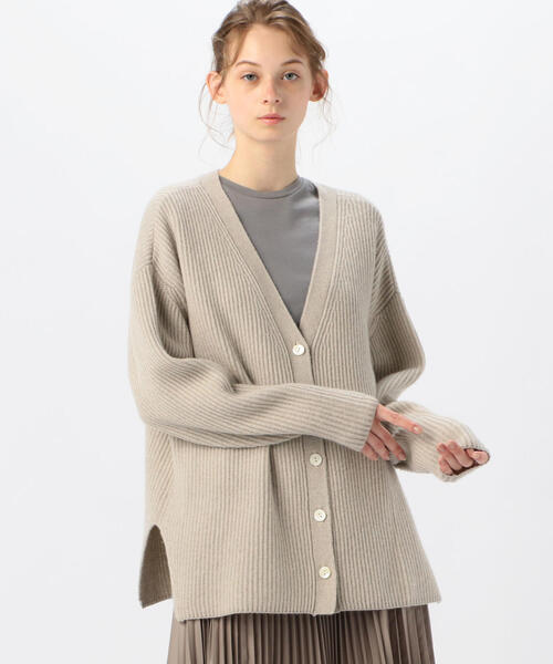 「BALLSEY」 ニットカーディガン S キャメル レディース_画像6
