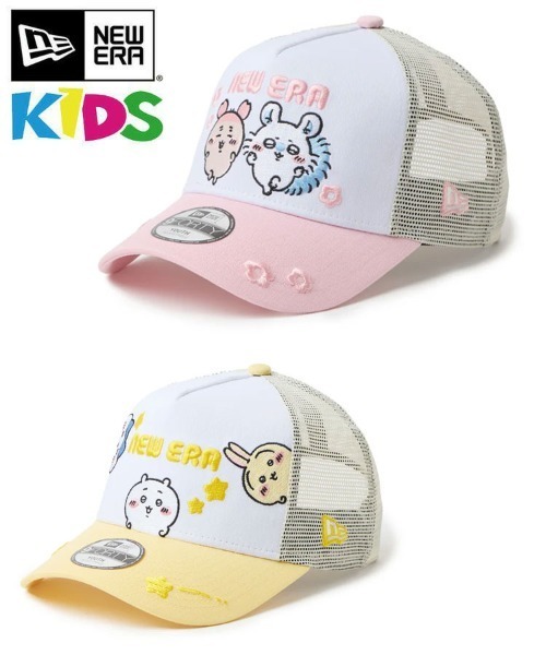 New Era キャラクター刺繍トラッカーキャップ NEW ERA（ニューエラ） キャップ 帽子 「NEW ERA」キッズ Youth 9FORTY