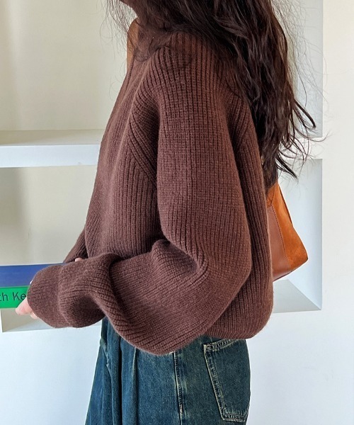 「SHEENA」 長袖ニット M オフホワイト レディース_画像7
