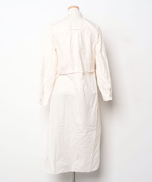 「The Dress&Co. HIDEAKI SAKAGUCHI」 シャツワンピース 38 ベージュ レディース_画像2