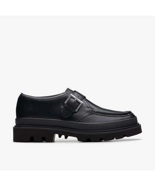 Clarks（クラークス） レザーシューズ UK9.5 ブラック メンズ