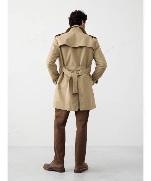 「BANANA REPUBLIC FACTORY STORE」 トレンチコート L ベージュ メンズ_画像8