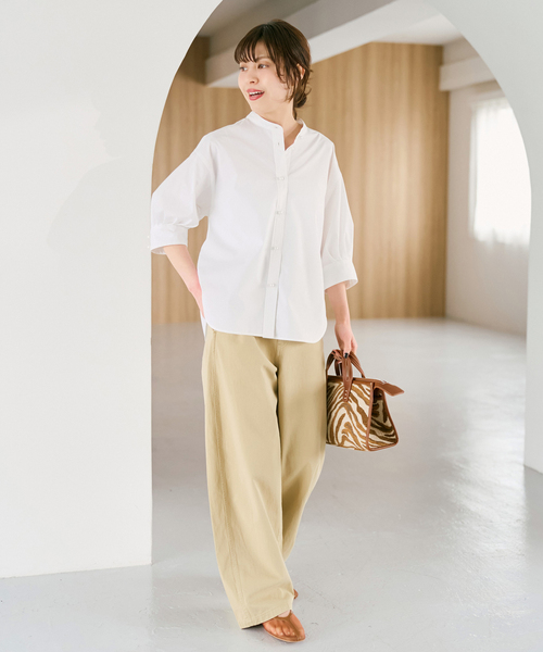 ☆Spick and Span☆エアリーギャザースリーブシャツ☆ シアータイプライターギャザースリーブシャツ spick and span - メルカリ