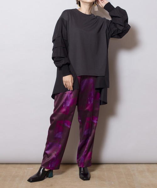 「OSMOSIS」 長袖ブラウス ONE SIZE ブラック レディース_画像6