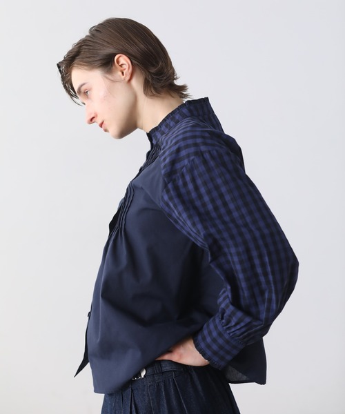 「Kelen」 長袖ブラウス M グリーン レディース_画像3