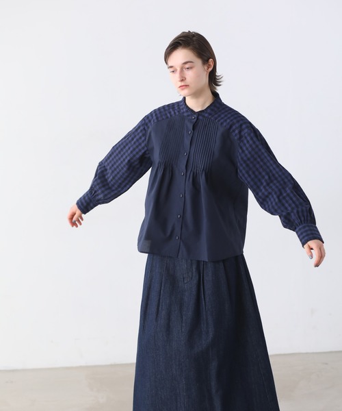 「Kelen」 長袖ブラウス M グリーン レディース_画像4