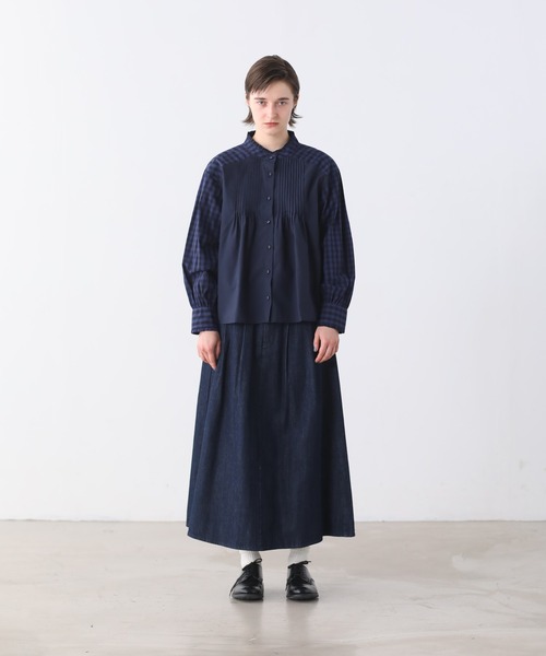 「Kelen」 長袖ブラウス M グリーン レディース_画像7