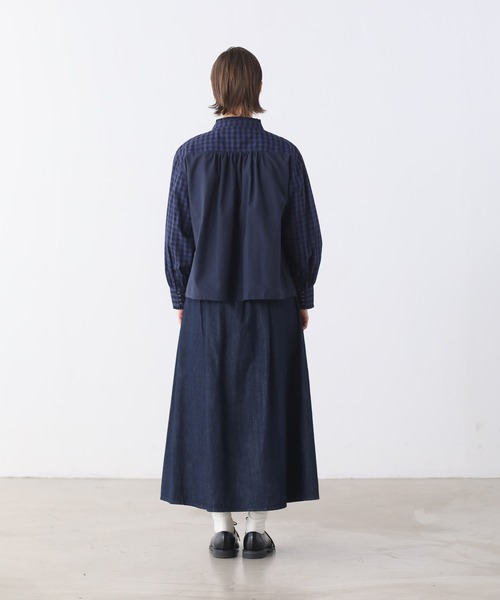 「Kelen」 長袖ブラウス M グリーン レディース_画像9