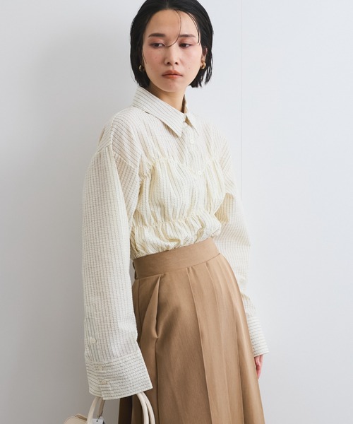 「VICKY」 長袖ブラウス M ブルー系その他 レディース_画像2