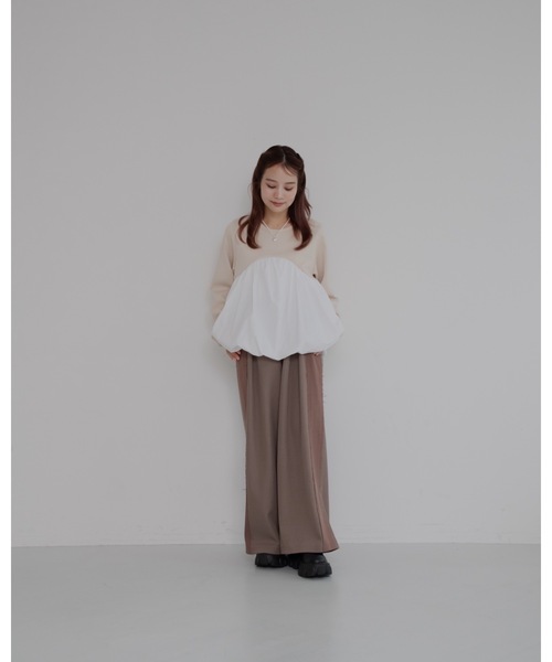 「JUMELLE」 長袖カットソー FREE ベージュ レディース_画像7