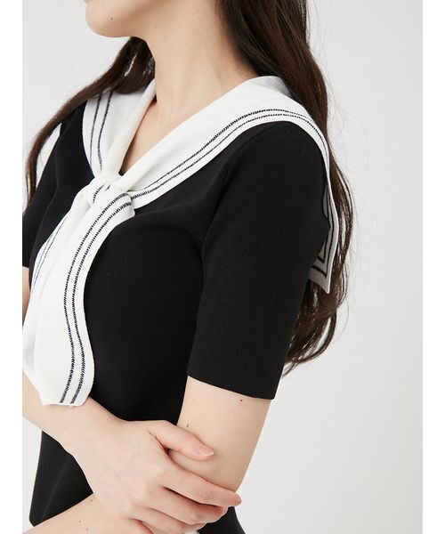 LILY BROWN（リリーブラウン） ニット セーター レイヤードセーラー