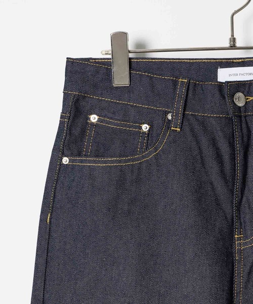 「INTER FACTORY」 デニムパンツ SMALL インディゴブルー メンズ_画像5
