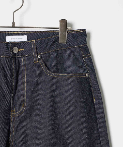 「INTER FACTORY」 デニムパンツ SMALL インディゴブルー メンズ_画像6