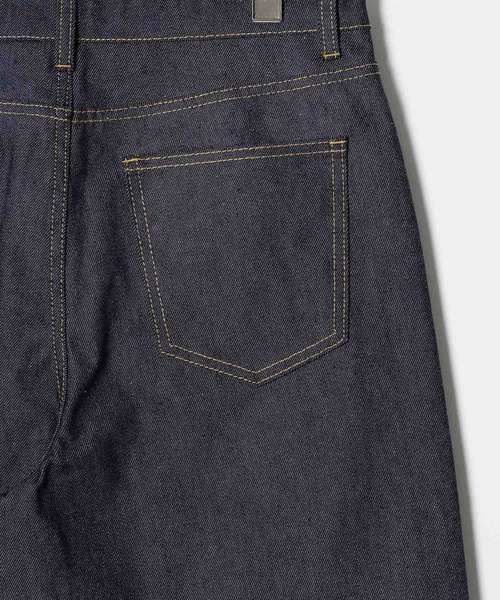 「INTER FACTORY」 デニムパンツ SMALL インディゴブルー メンズ_画像9